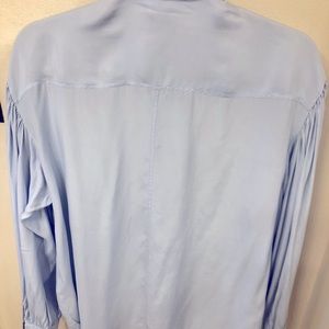 Long sleeves light blue FRAME denim blouse